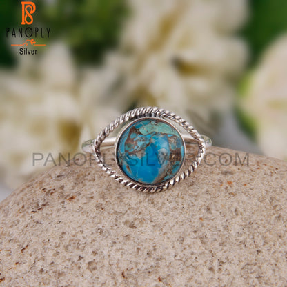 Mojave Copper Turquoise Hypoallergenic 925 Ring