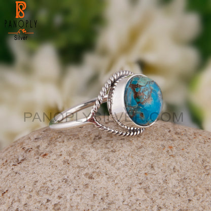 Mojave Copper Turquoise Hypoallergenic 925 Ring