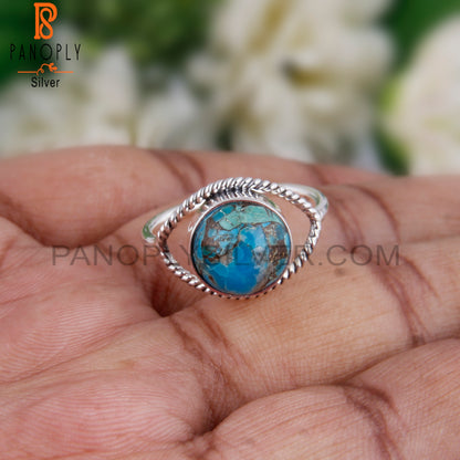 Mojave Copper Turquoise Hypoallergenic 925 Ring