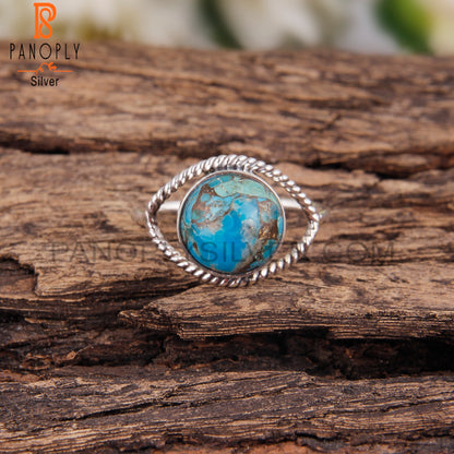 Mojave Copper Turquoise Hypoallergenic 925 Ring