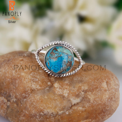 Mojave Copper Turquoise Hypoallergenic 925 Ring