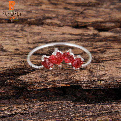 Spinel Ruby 925 Sterling Silver Ring