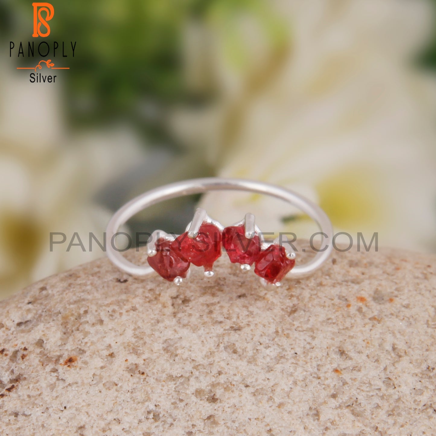 Spinel Ruby 925 Sterling Silver Ring