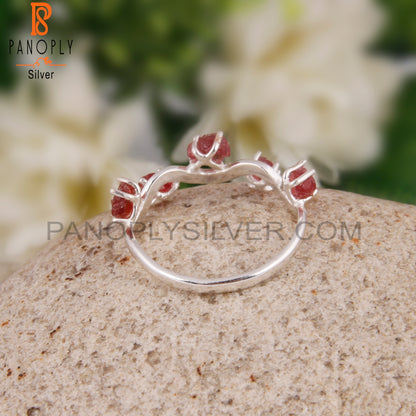 Stylish Spinel Ruby Designer 925 Sterling Silver Ring