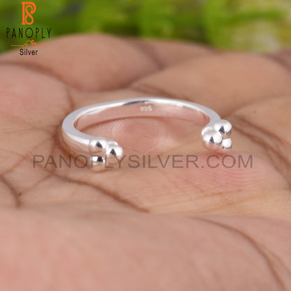 Handmade Toe 925 Sterling Silver Ring