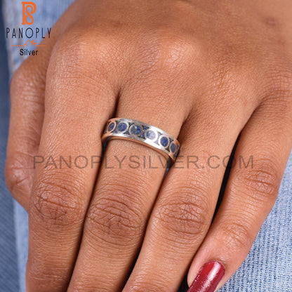 Stylish Lapis 925 Sterling Silver New Ring