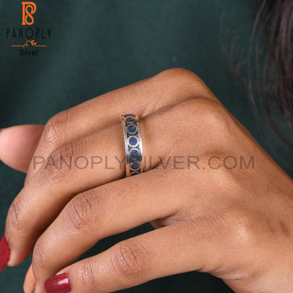 Stylish Lapis 925 Sterling Silver New Ring