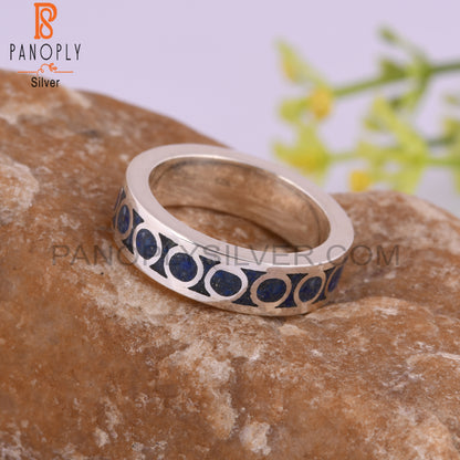 Stylish Lapis 925 Sterling Silver New Ring