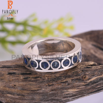 Stylish Lapis 925 Sterling Silver New Ring