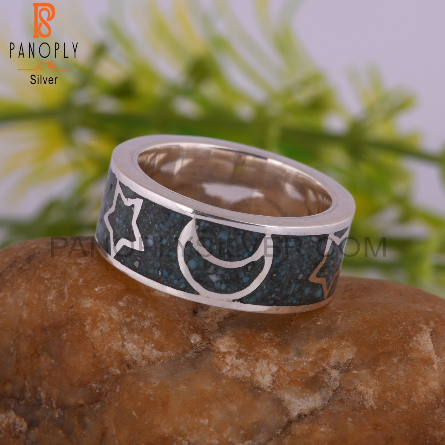 Arizona Turquoise Aesthetic Inlay 925 Sterling Silver Ring