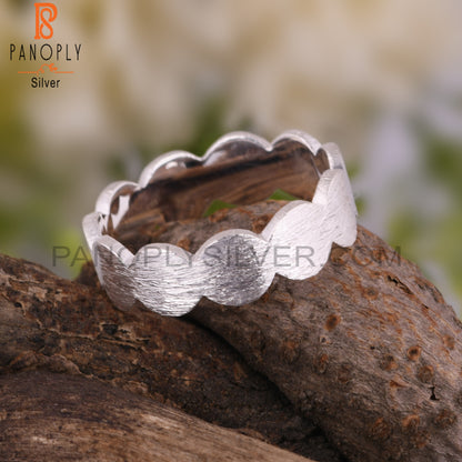 New Minimalist Plain 925 Sterling Silver Ring