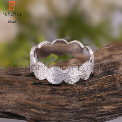 New Minimalist Plain 925 Sterling Silver Ring
