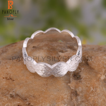 New Minimalist Plain 925 Sterling Silver Ring