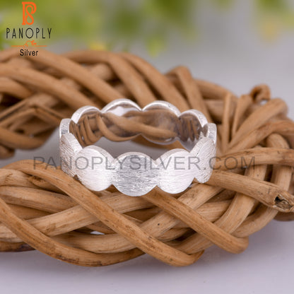 New Minimalist Plain 925 Sterling Silver Ring