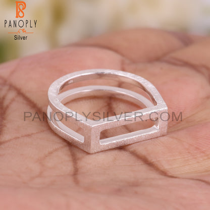 Handmade Quirky 925 Sterling Silver Ring