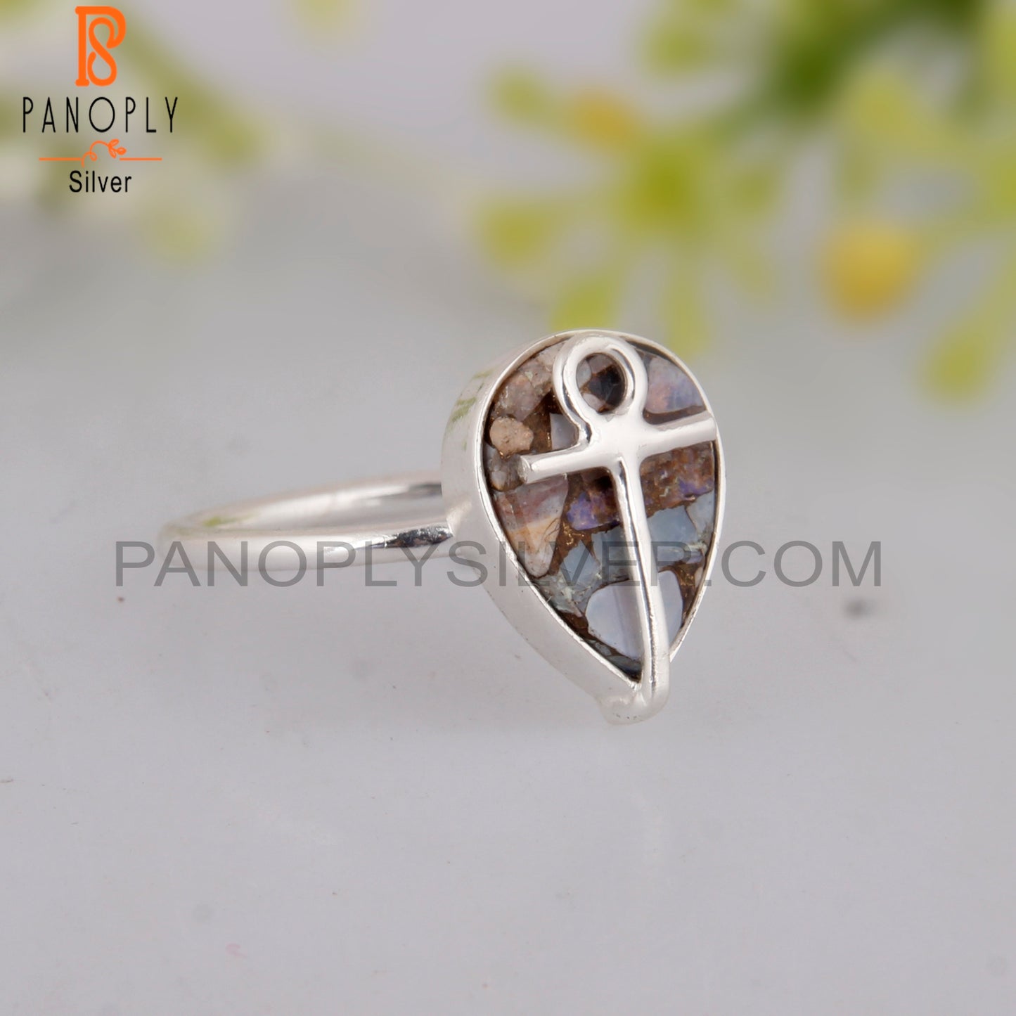 Mojave Copper Ethiopian Opal 925 Silver Women’s Ring