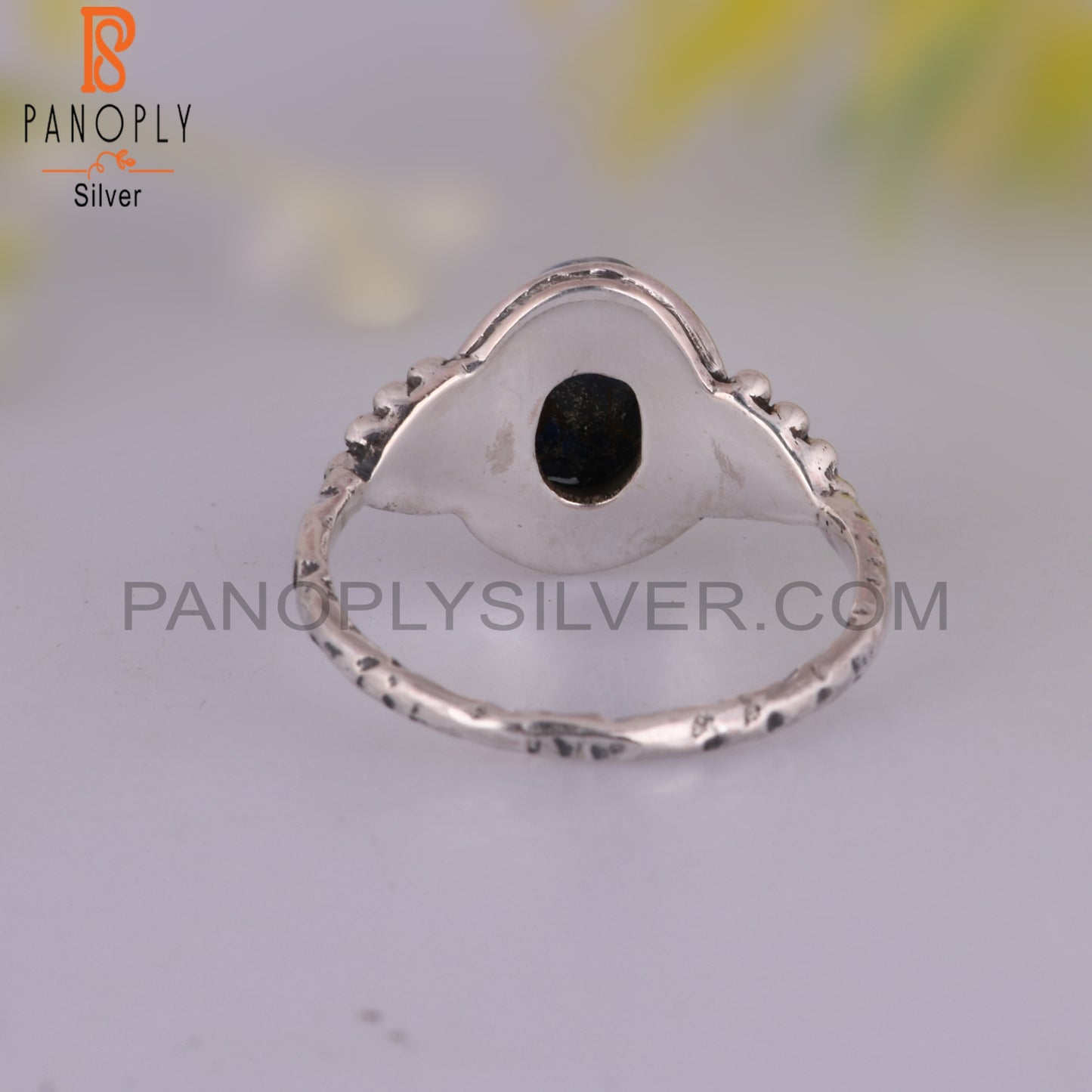 Mojave Copper Lapis Oval Shape 925 Sterling Silver Ring Gift For Her