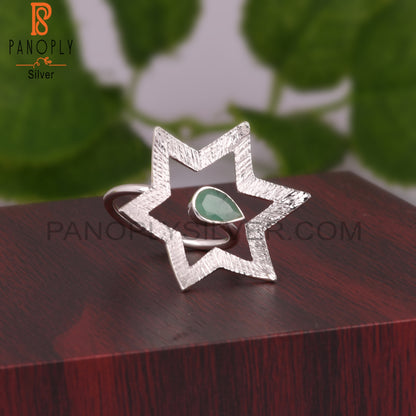 Emerald Cute 925 Sterling Silver Dainty Ring