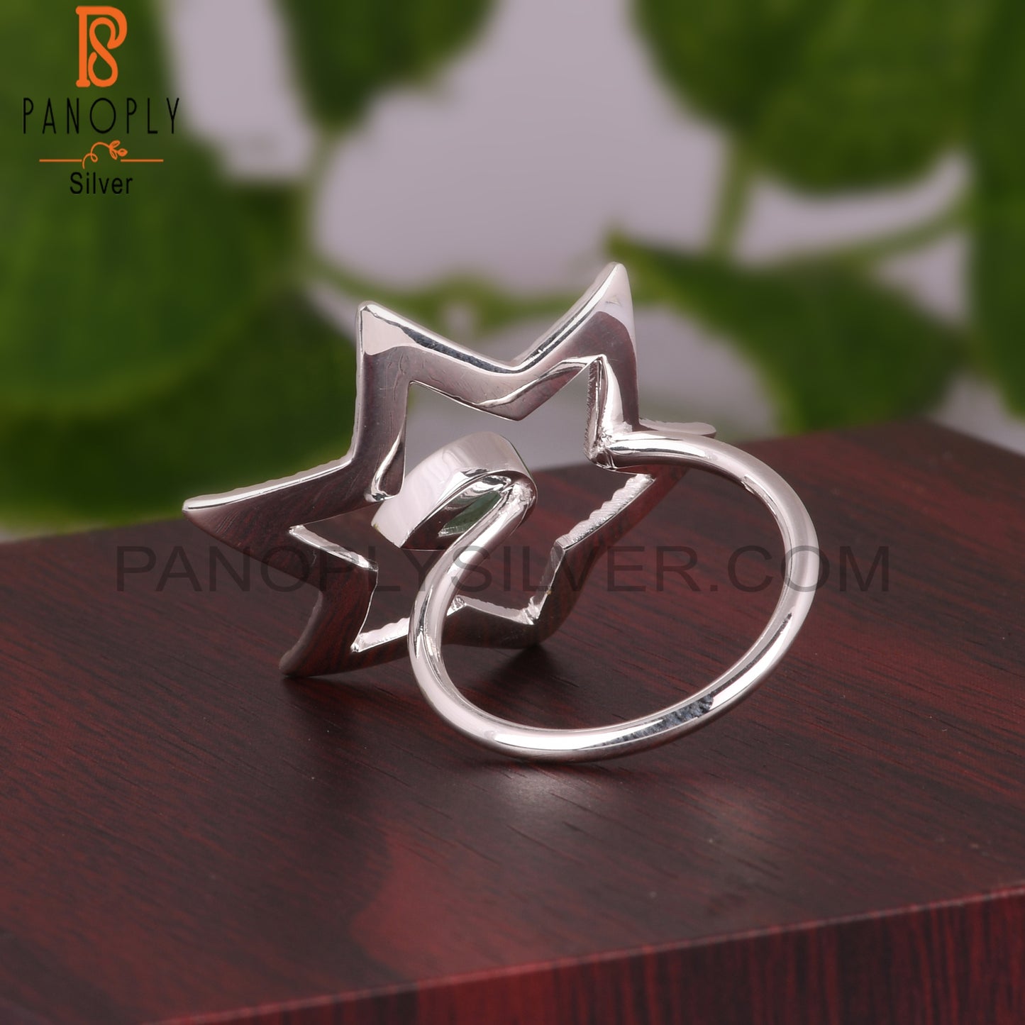 Emerald Cute 925 Sterling Silver Dainty Ring