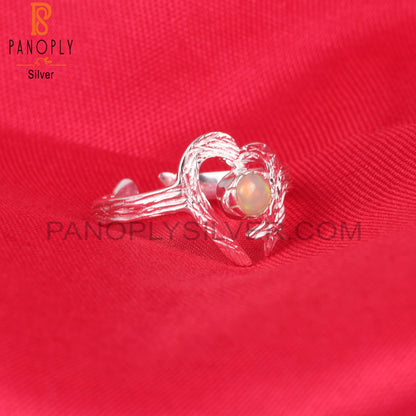 Ethiopian Opal 925 Sterling Silver Party Wear Ring