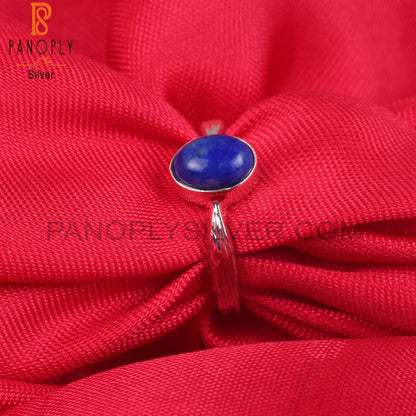 Lapis Oval Shape 925 Sterling Silver Ring