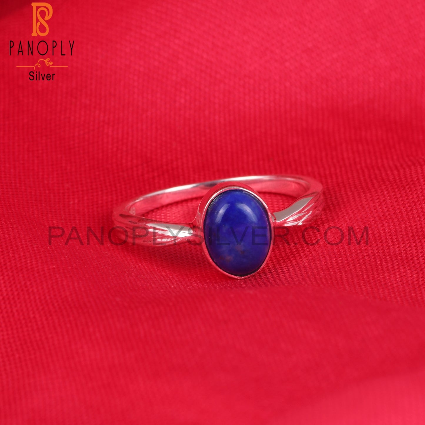 Lapis Oval Shape 925 Sterling Silver Ring