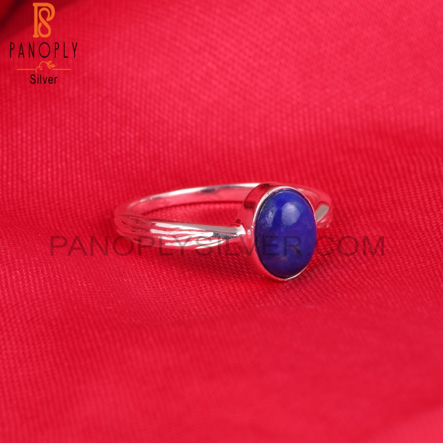 Lapis Oval Shape 925 Sterling Silver Ring