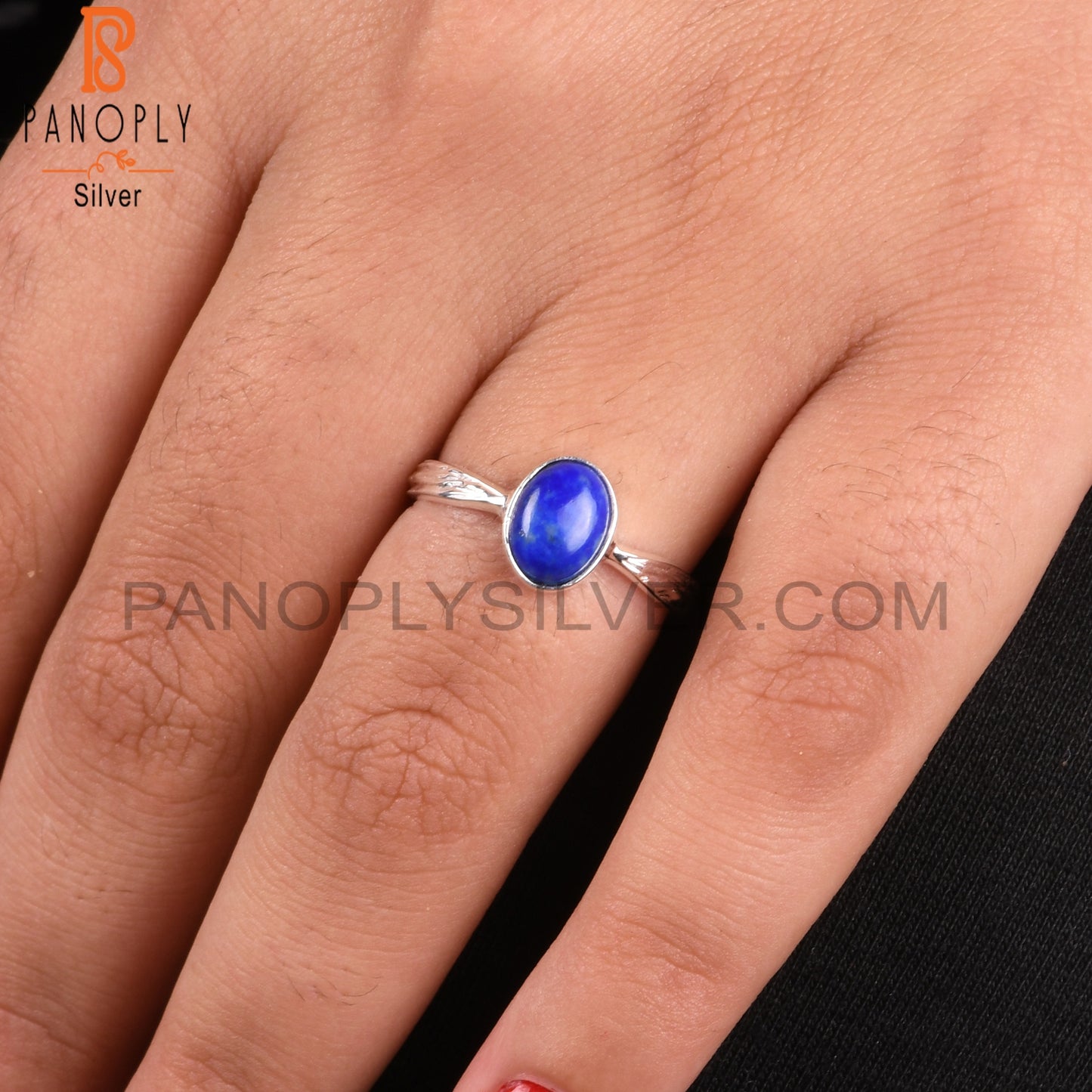 Lapis Oval Shape 925 Sterling Silver Ring