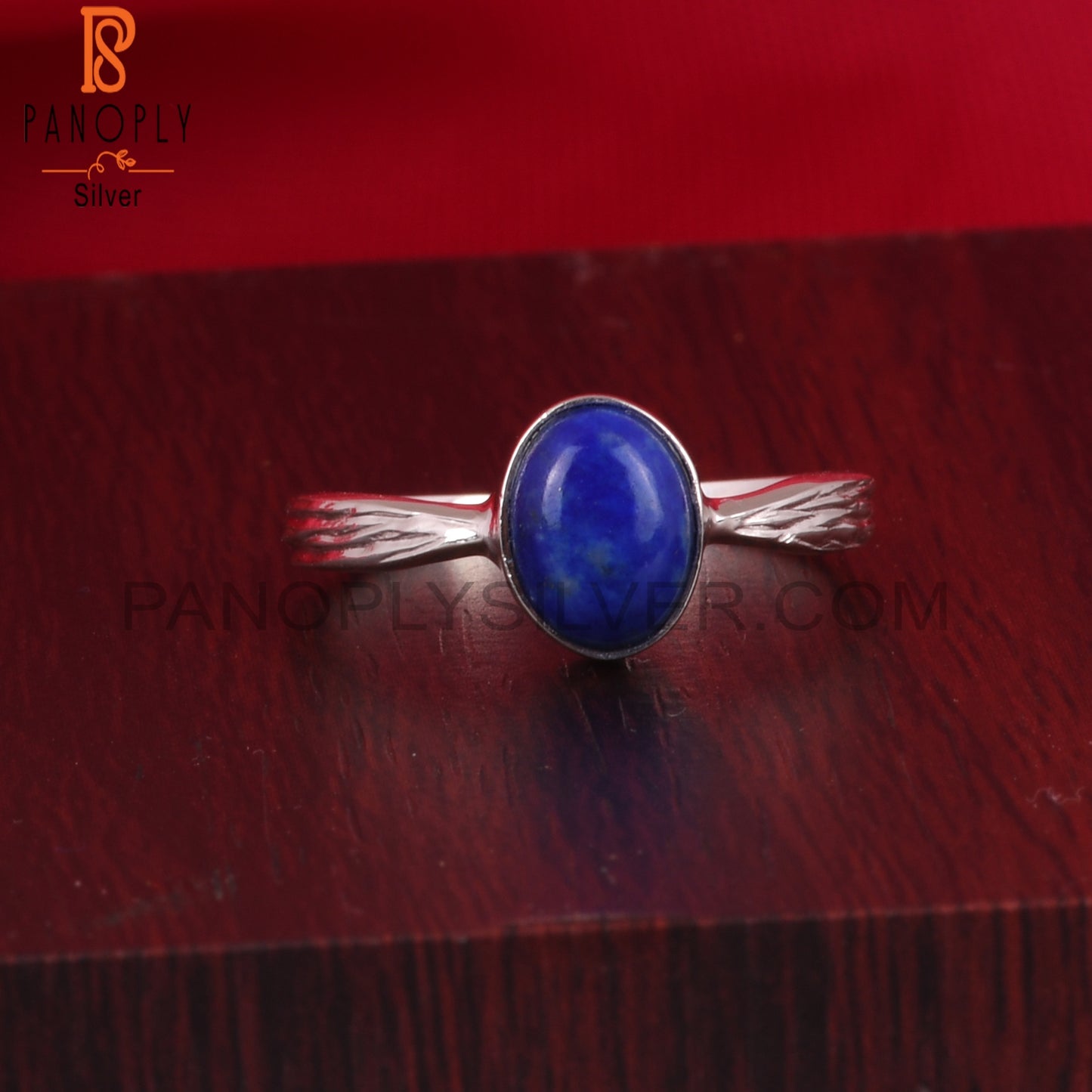 Lapis Oval Shape 925 Sterling Silver Ring