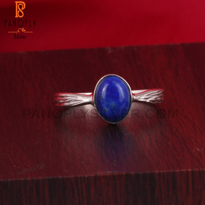 Lapis Oval Shape 925 Sterling Silver Ring