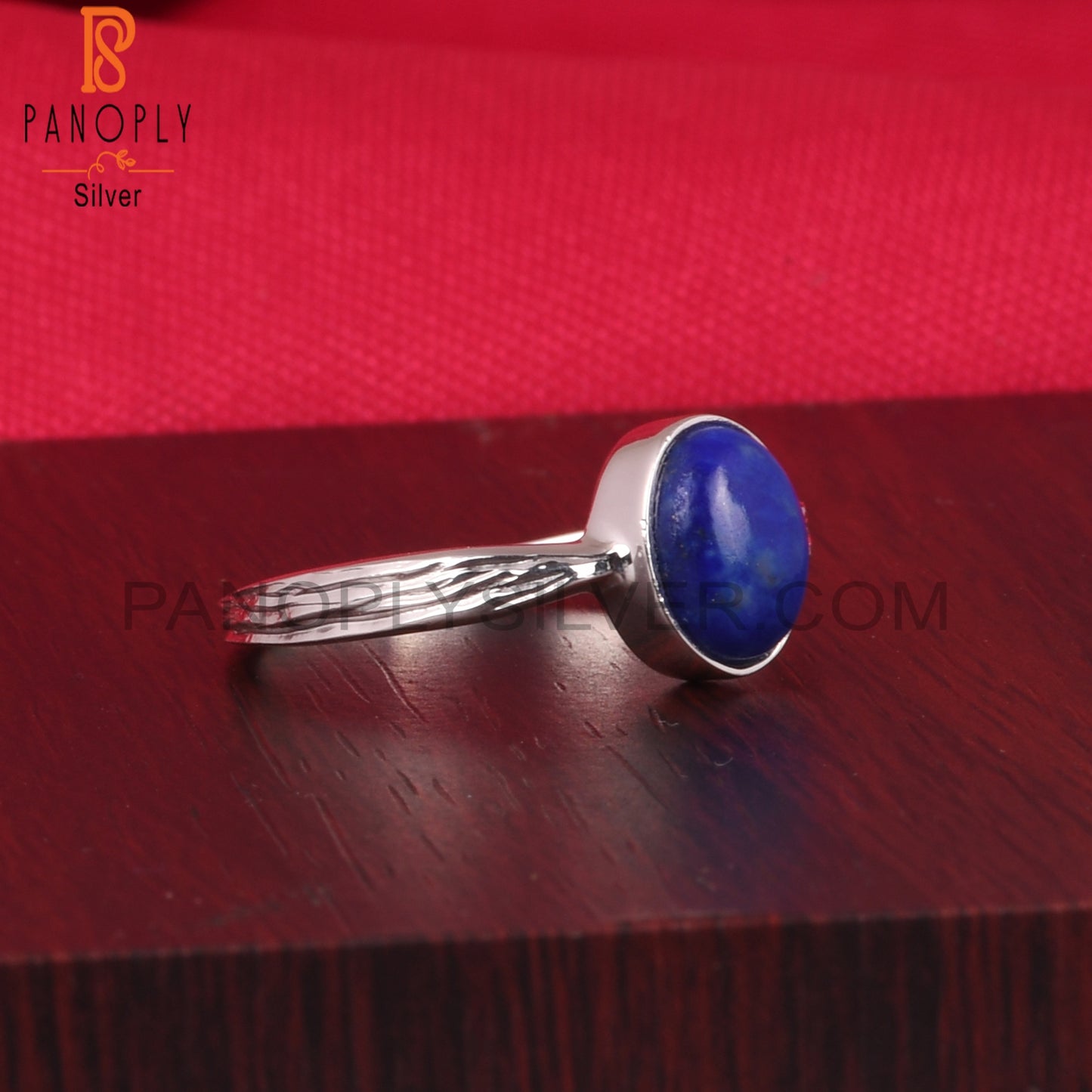 Lapis Oval Shape 925 Sterling Silver Ring