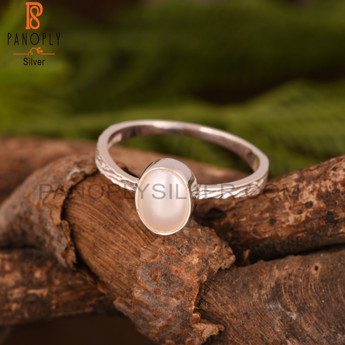 Pearl Gemstone 925 Sterling Silver Ring