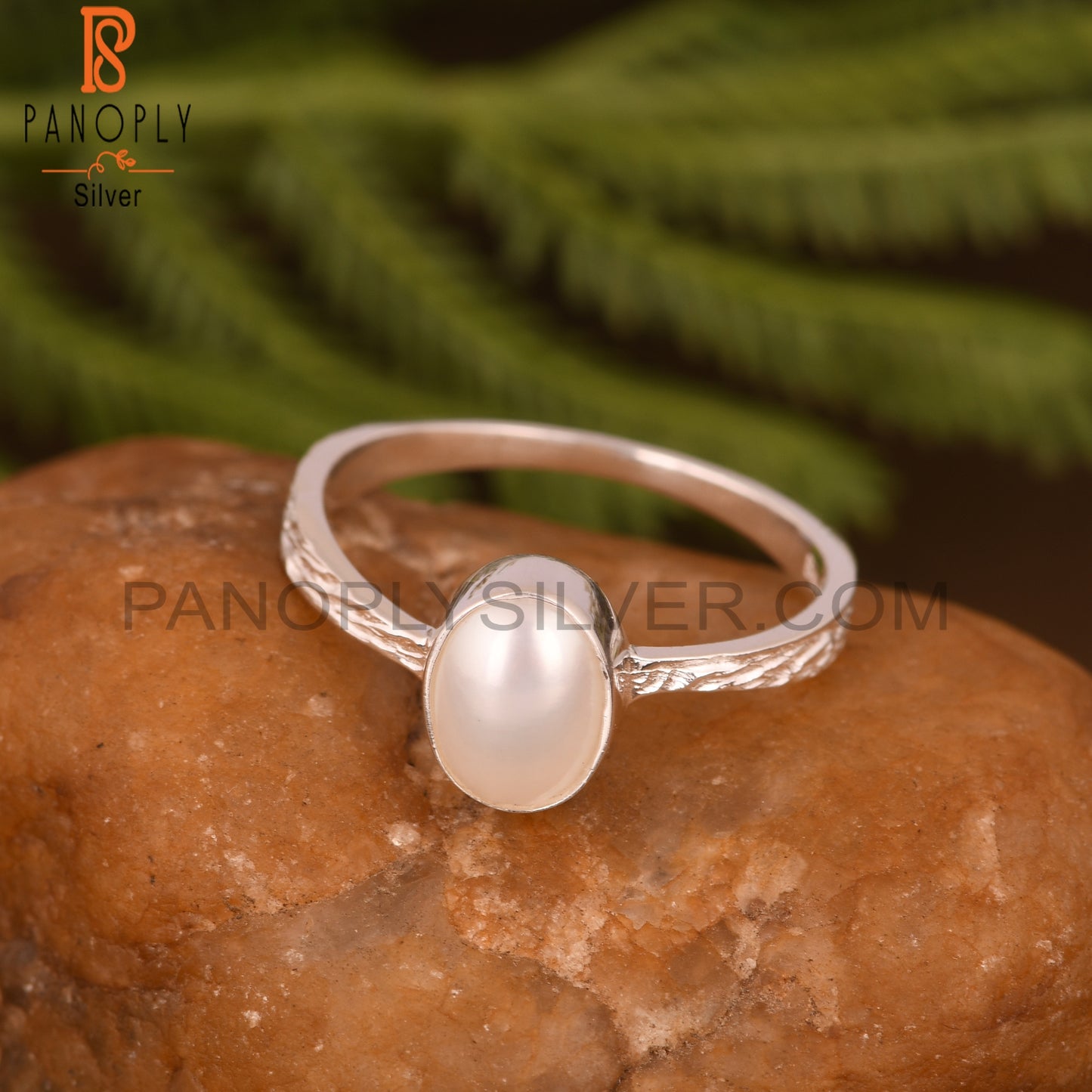 Pearl Gemstone 925 Sterling Silver Ring