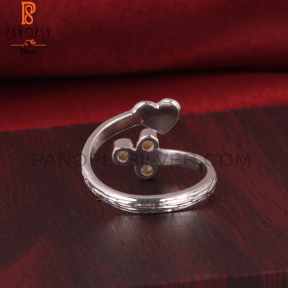 Pearl Round Shape Hypoallergenic 925 Sterling Silver New Ring