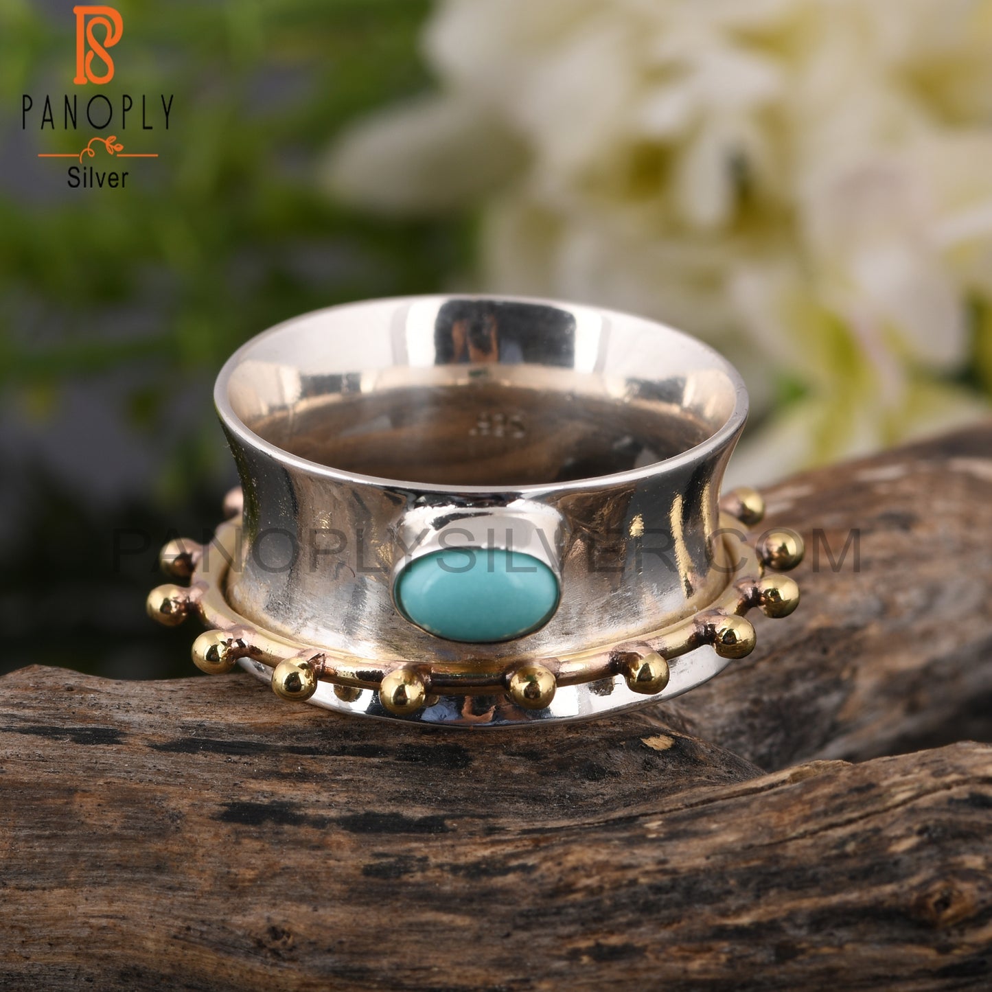 Arizona Turquoise Oval Shape 925 Sterling Silver Ring