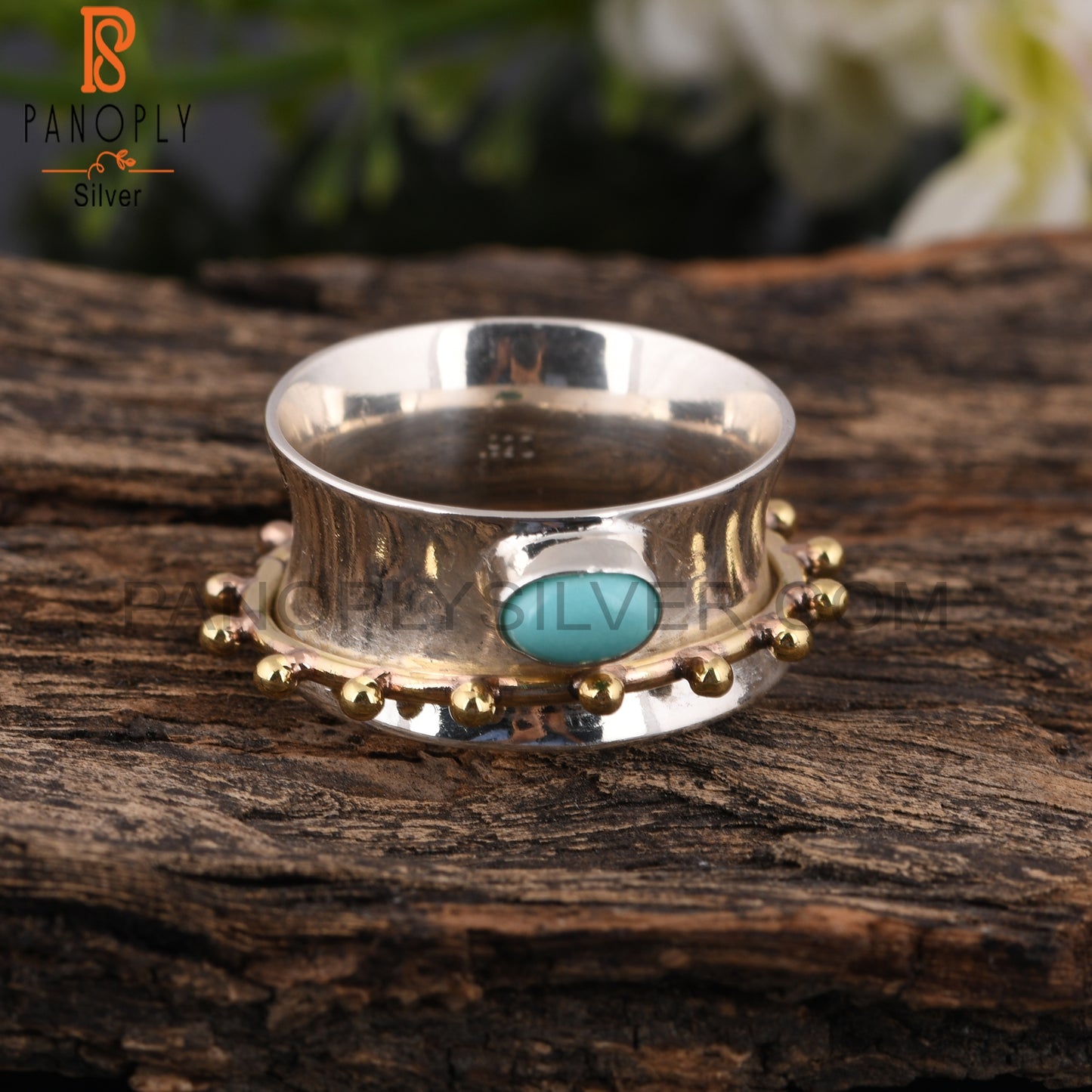 Arizona Turquoise Oval Shape 925 Sterling Silver Ring