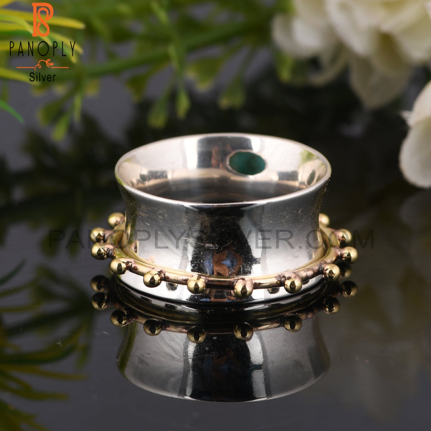 Arizona Turquoise Oval Shape 925 Sterling Silver Ring