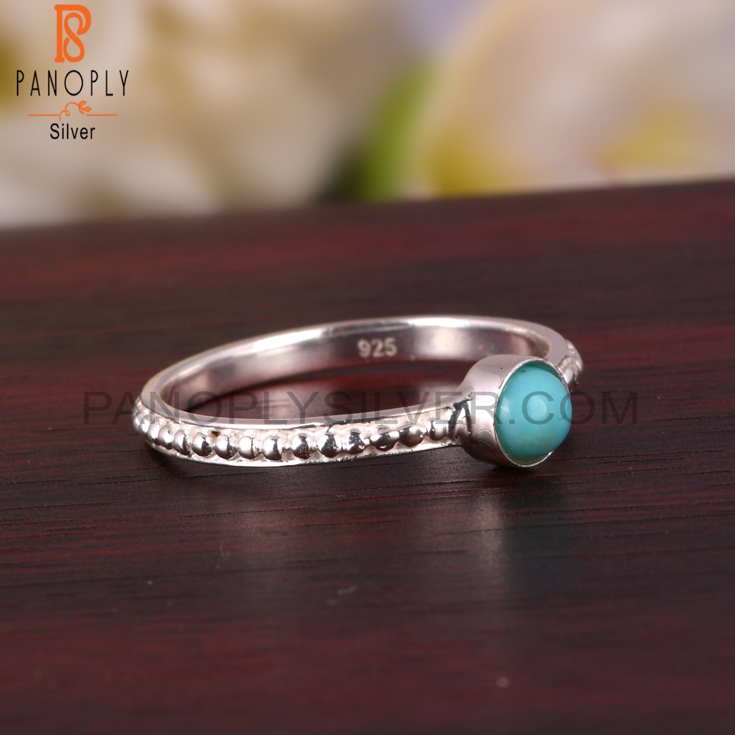Arizona Turquoise 925 Sterling Silver Ring For Him