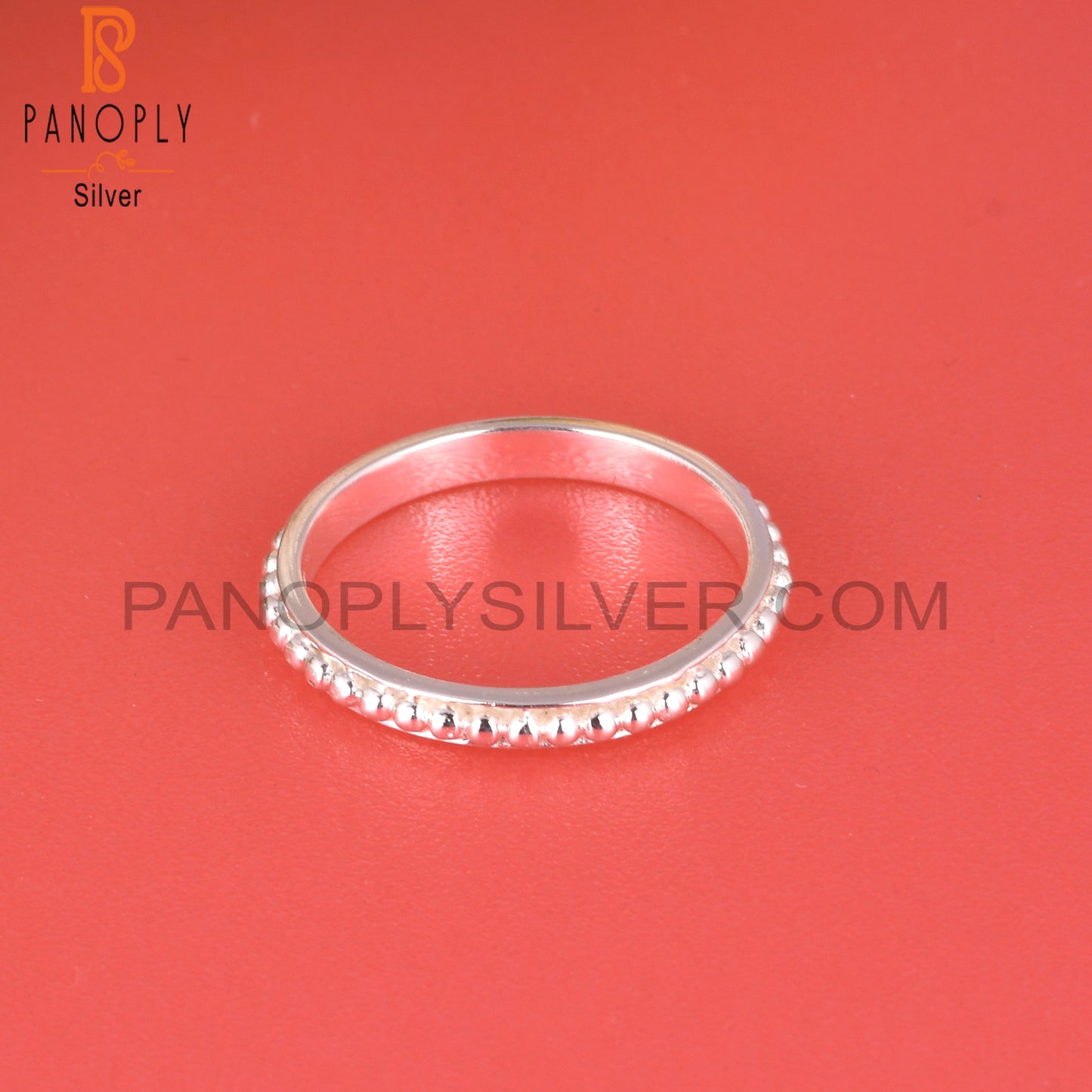 Plain 925 Sterling Silver Filigree Band Ring