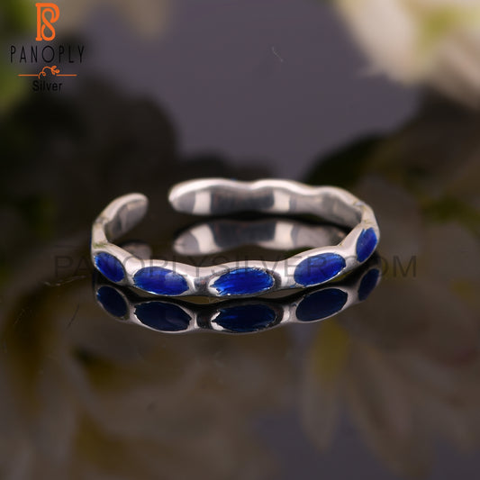 Handmade Enaly 925 Sterling Silver Openable Cricle Ring