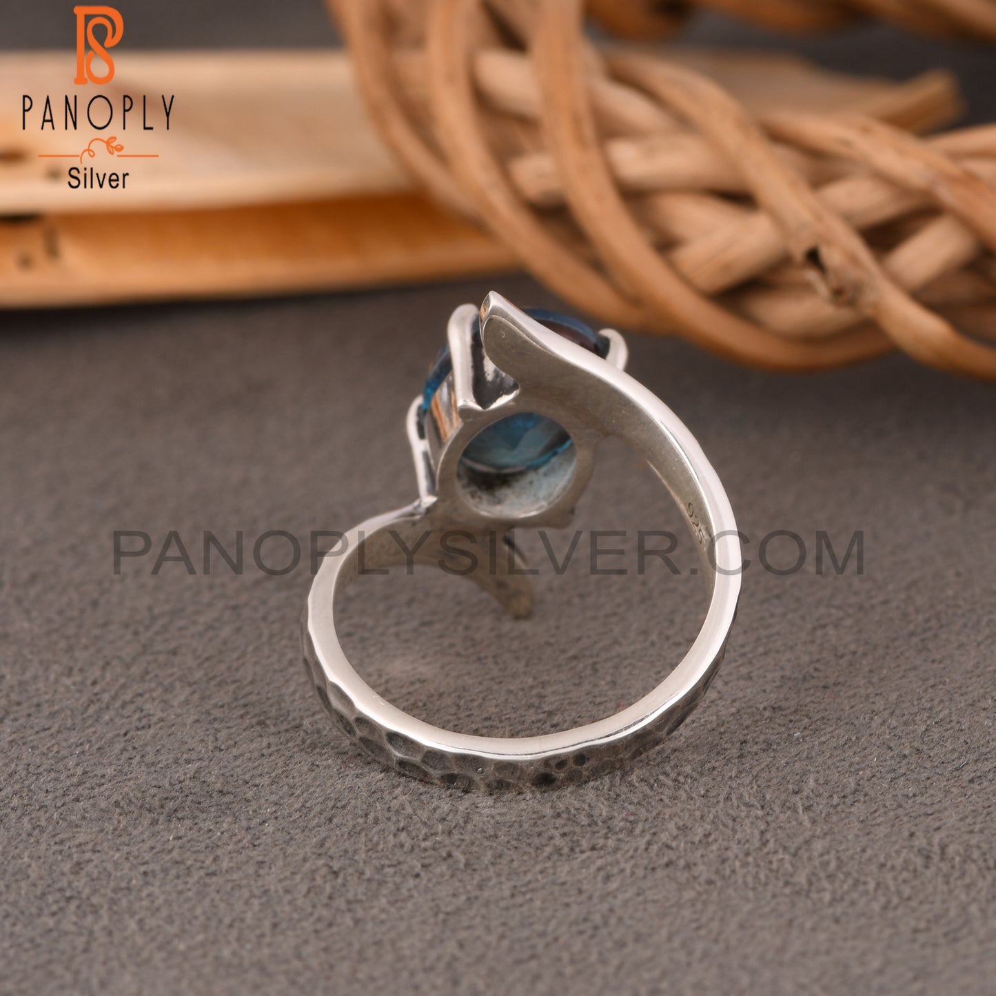 Bio Alexandrite Doublet Quartz 925 Sterling Silver Ring