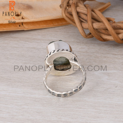 Fluorite Rough 925 Sterling Silver Ring