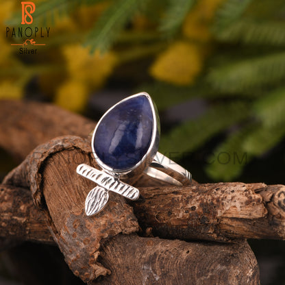 Sodalite 925 Sterling Silver Cute Ring