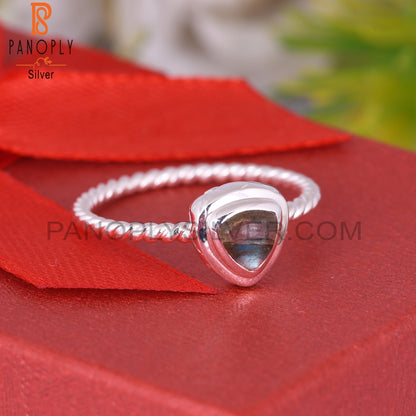 Labradorite 925 Sterling Silver Party Wear Ring