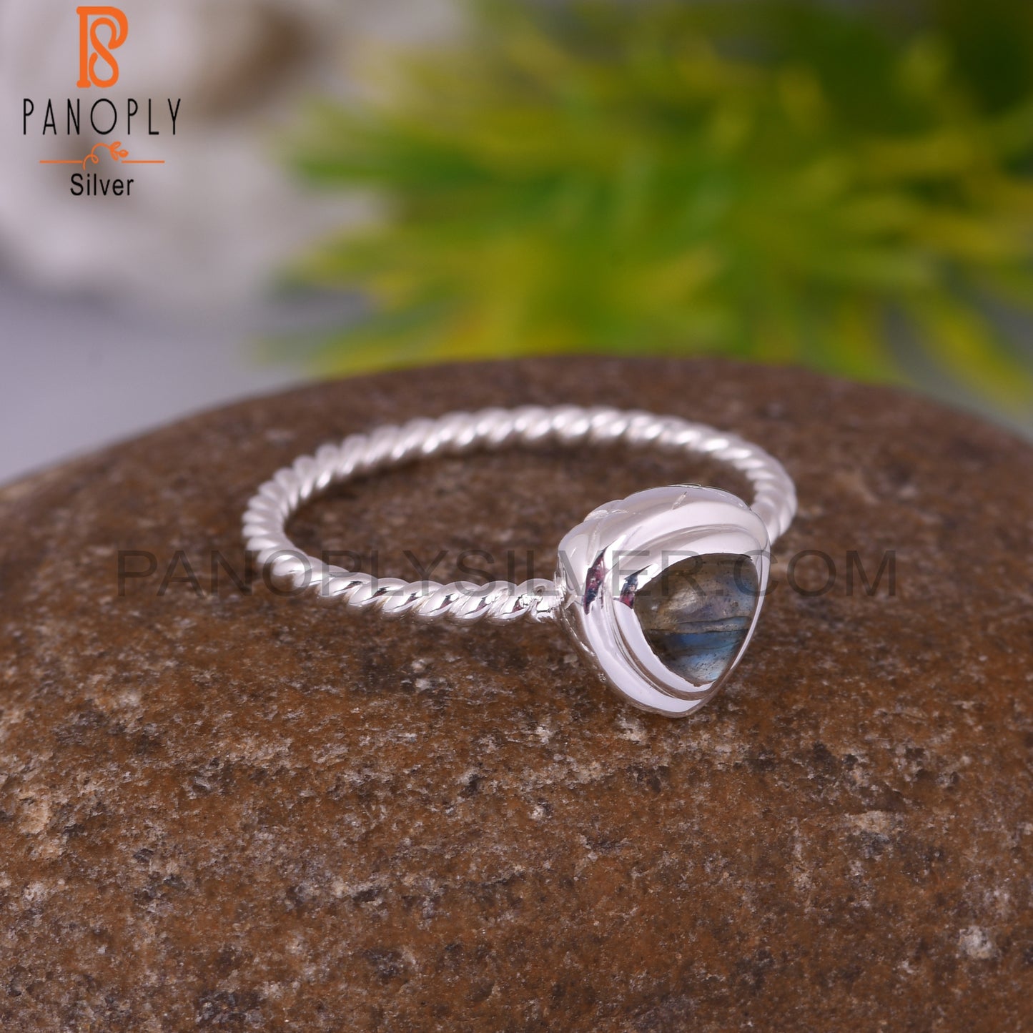 Labradorite 925 Sterling Silver Party Wear Ring