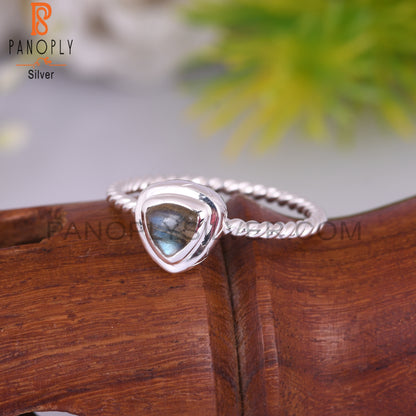 Labradorite 925 Sterling Silver Party Wear Ring