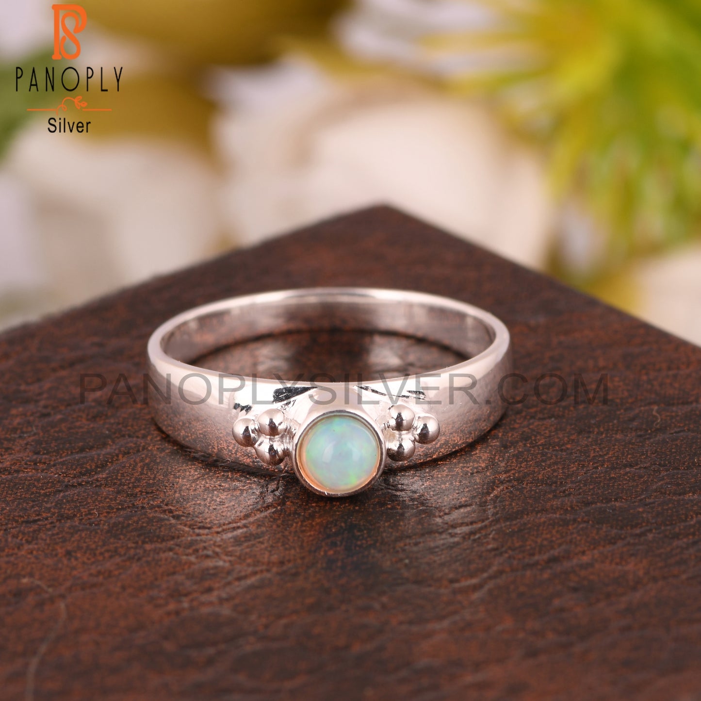 Ethiopian Opal 925 Sterling Silver Ring For Gift