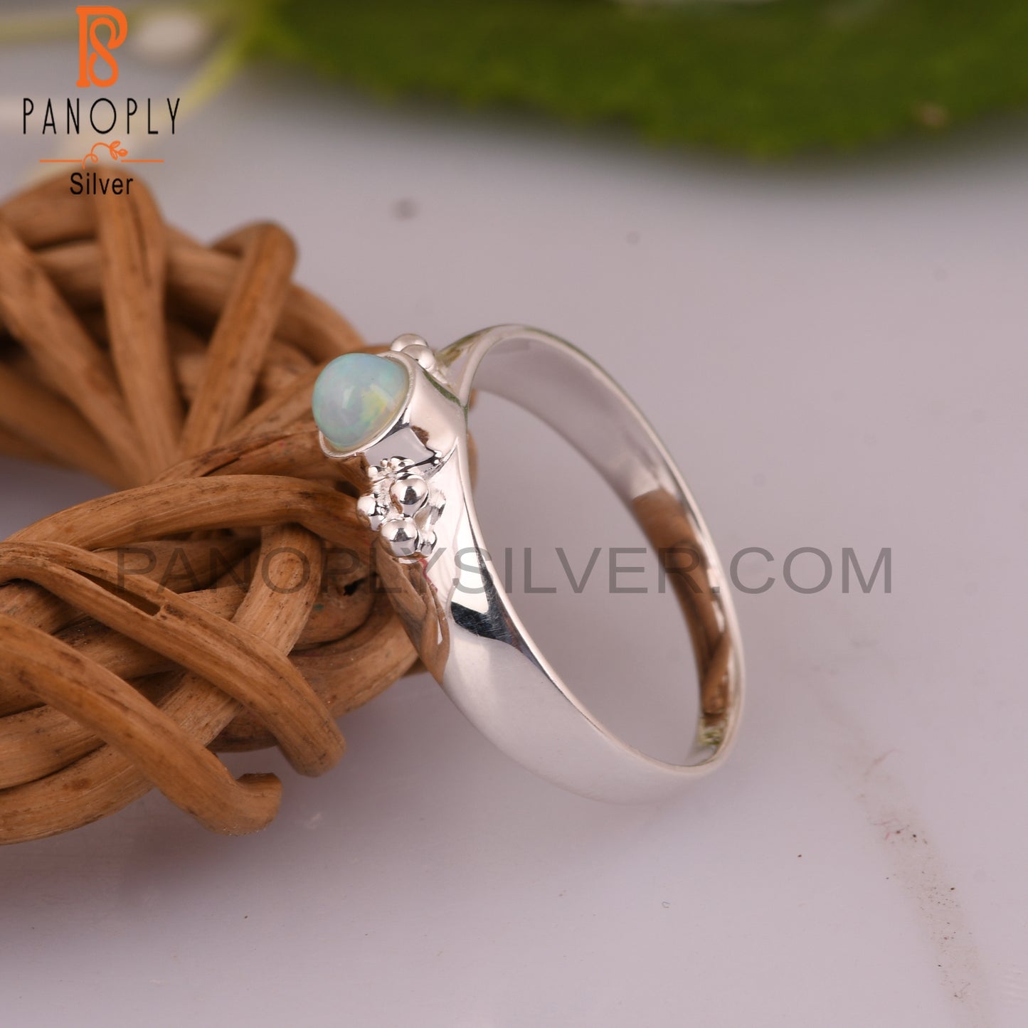 Ethiopian Opal 925 Sterling Silver Ring For Gift
