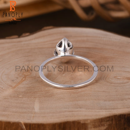 Iolite Pear 925 Sterling Silver Ring