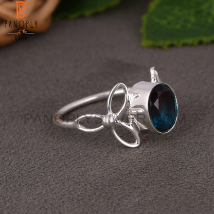 Bio Alexandrite Doublet Quartz 925 Silver Ring